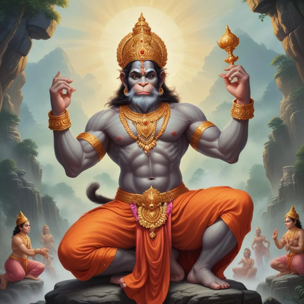 How Hanuman Balances Divine Strength with Profound Compassion | An Indological Perspective